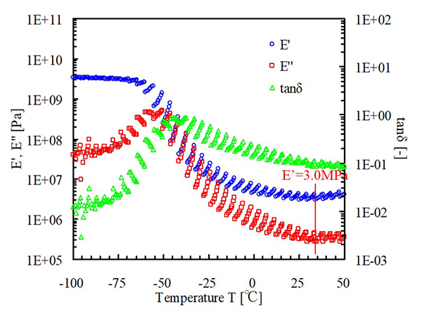 動的粘弾性試験結果