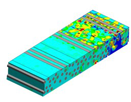 UD複合材の内部構造解析