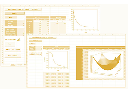 粘弾性積層板熱反り解析プログラム